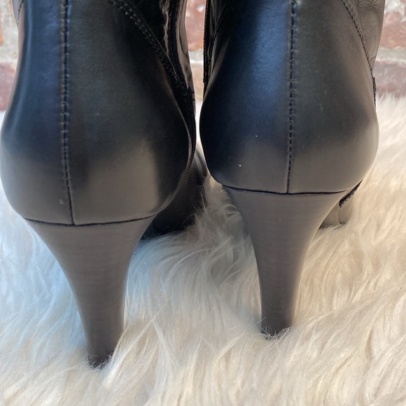 Coach Millie Black Leather Embossed Logo Tall Boots, Size 9.5B - Picture 11 of 17
